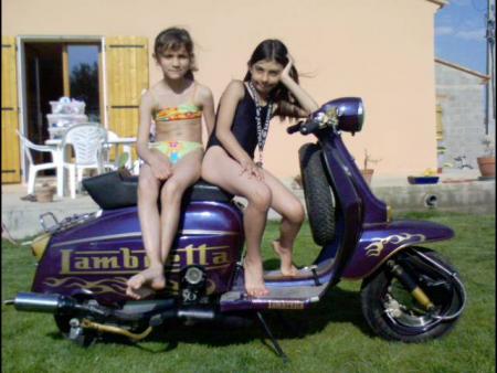 ma  fille a droite sur ma passion cool non