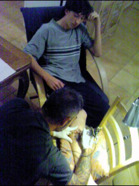 premier tatouage de mon fils ! ! ! ! !